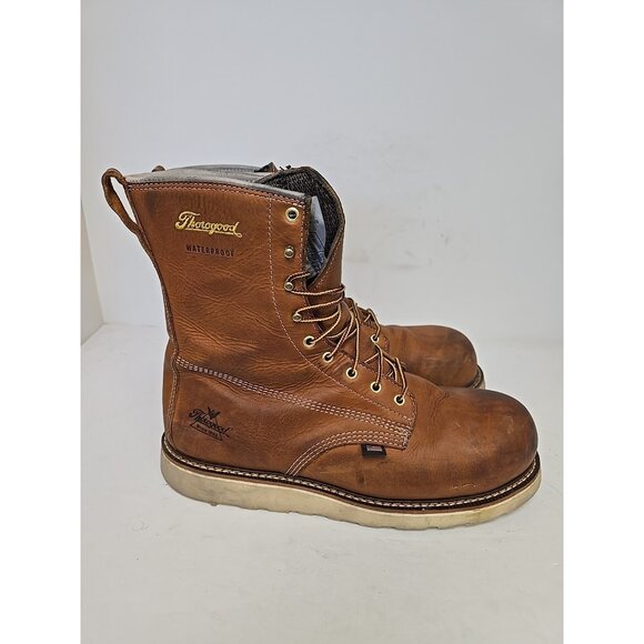 Thorogood Men's 8" Composite Toe WP Wedge Sole Boot (U.S.A.) 804-4210 13D - Picture 2 of 7